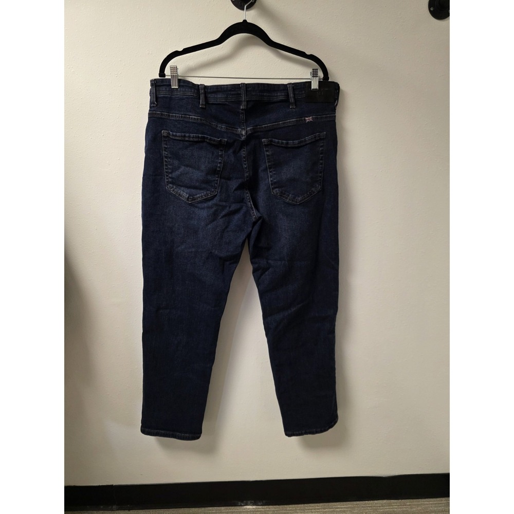 English Laundry Harrow Straight Fit Jeans Men's 38x30 Dark Wash Stretch‎ Denim - Picture 7 of 9